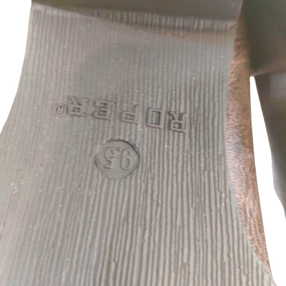 Roper Chloe Women's Cowboy Boots Brown Cut-Out Western Boots Size 9.5 - Picture 8 of 12